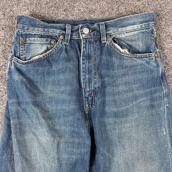 Levis LVC 701 Jeans Womens 30 (29x32 Actual) Blue Denim Big E Selvedge 50s - Picture 13 of 16